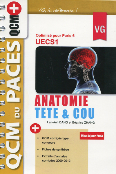 Anatomie tête & cou : UECS1 : optimisé pour Paris 6