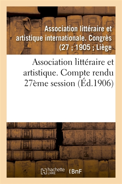 Association littéraire et...