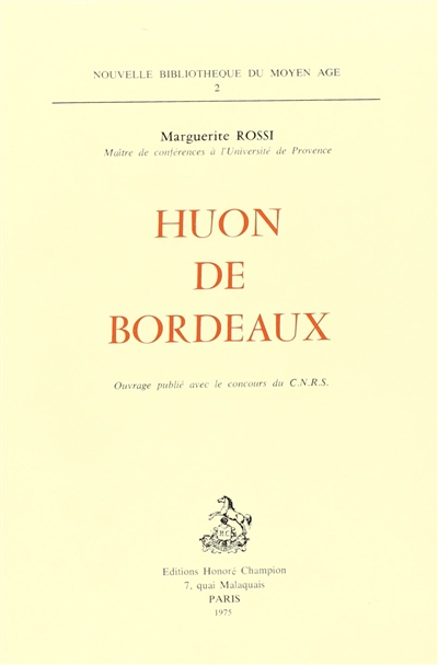 Huon de Bordeaux et l'évolution du genre épique au XIIIe siècle
