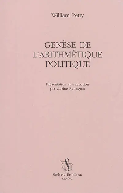 Genèse de l'arithmétique politique