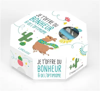Je t'offre du bonheur & de l'optimisme