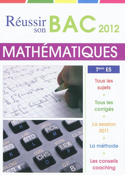 Mathématiques, terminale ES, obligatoire et spécialité : bac 2012