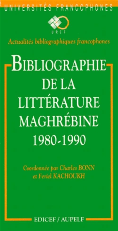 Bibliographie de la littérature maghrébine, 1980-1990