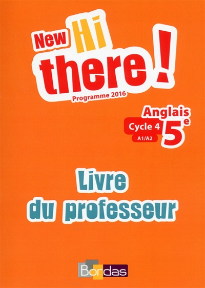 New Hi there ! anglais 5e,...