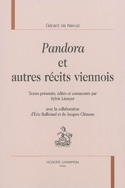 Pandora : et autres récits viennois