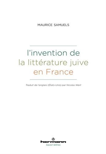 L'invention de la littérature juive en France