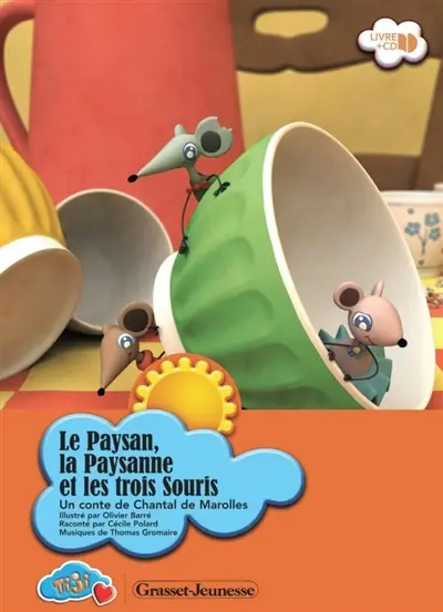 Le paysan, la paysanne et les trois souris