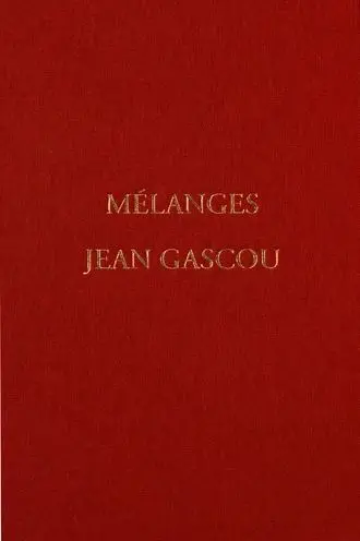 Travaux et mémoires, n° 20,1. Mélanges Jean Gascou : textes et études papyrologiques, P. Gascou