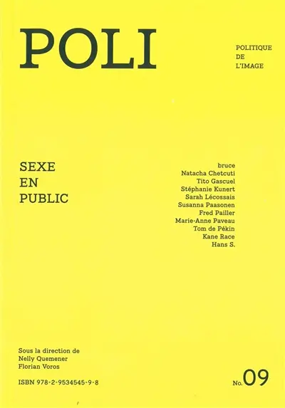 Poli : politique de l'image, n° 9. Sexe en public