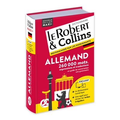 Le Robert & Collins allemand maxi+ : français-allemand, allemand-français