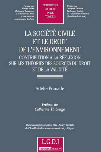 La société civile et le droit de l'environnement : contribution à la réflexion sur les théories des sources du droit et de la validité