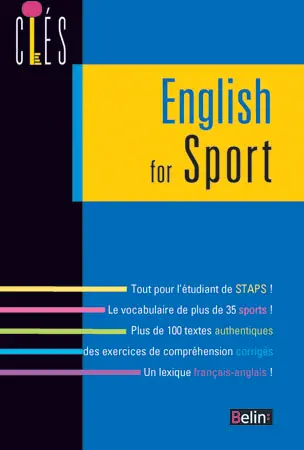 L'anglais du sport. English for sport
