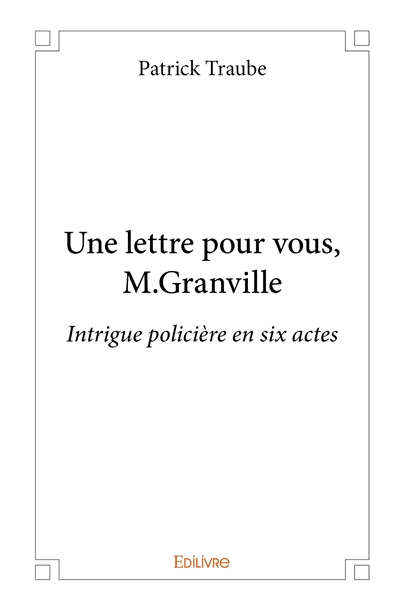 Une lettre pour vous,...
