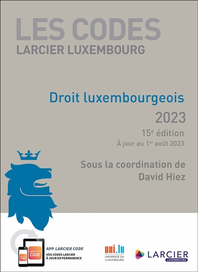 Droit luxembourgeois 2023