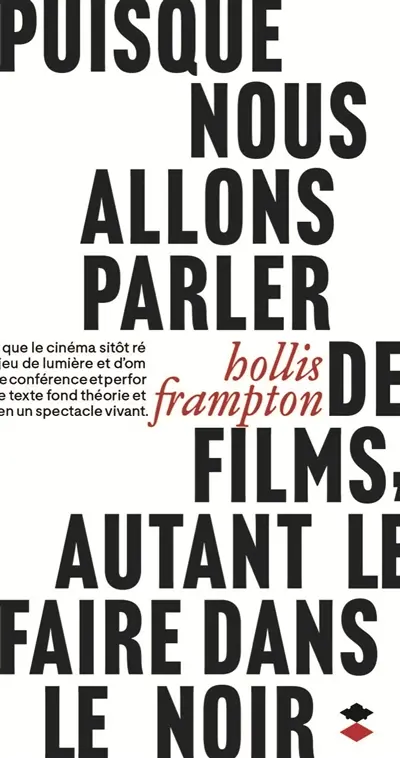 Puisque nous allons parler de films, autant le faire dans le noir