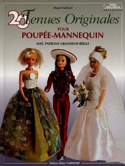 20 tenues originales pour poupée-mannequin