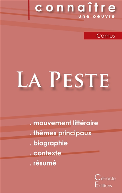 Fiche de lecture La Peste...