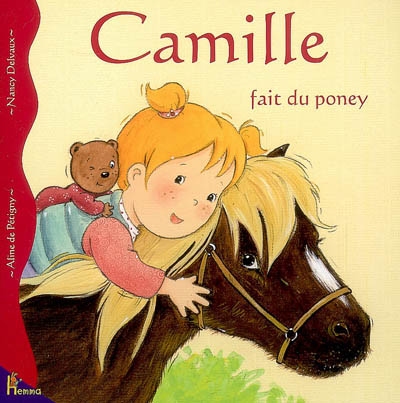 Camille fait du poney