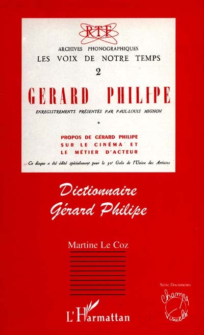 Dictionnaire Gérard Philipe