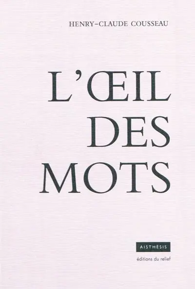 L'oeil des mots