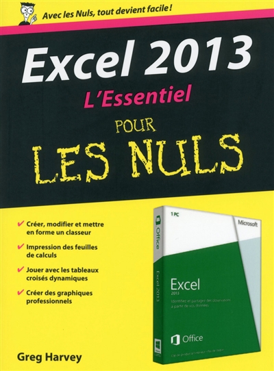 Excel 2013 : l'essentiel pour les nuls