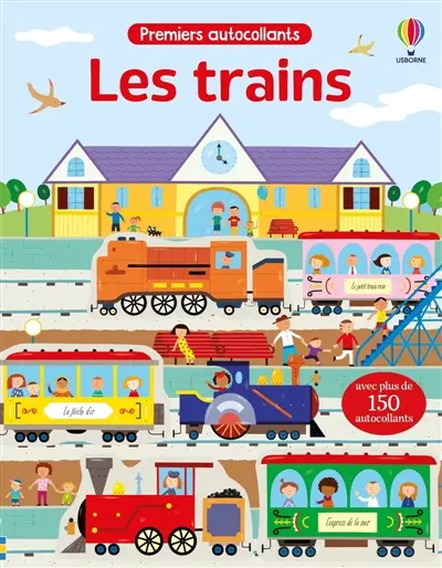 Les trains : Autocollants Usborne