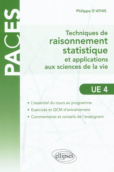UE4, techniques de raisonnement statistique et applications aux sciences de la vie