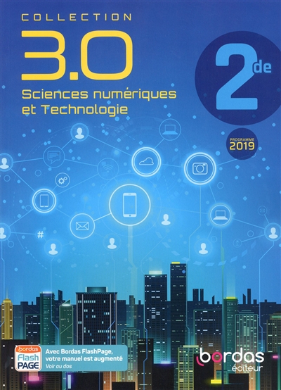 Sciences numériques et technologie 2de : programme 2019