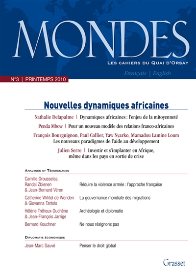 Mondes, n° 3. Nouvelles...