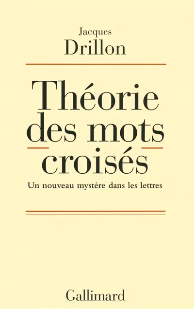 Théorie des mots croisés : un nouveau mystère dans les lettres