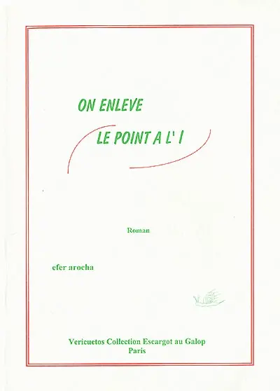 Vericuetos. On enlève le point à l'i