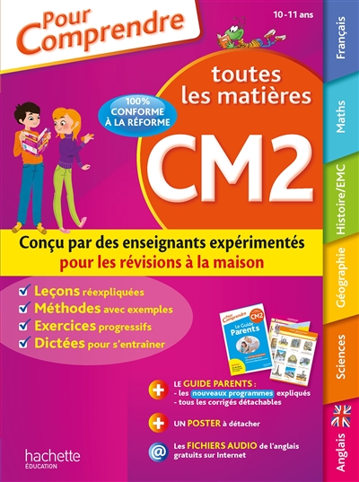Toutes les matières CM2, 10-11 ans : nouveaux programmes