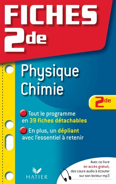 Physique chimie 2de