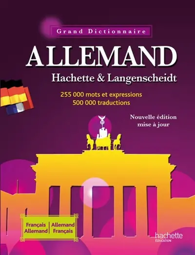 Dictionnaire Hachette-Langenscheidt français-allemand, allemand-français