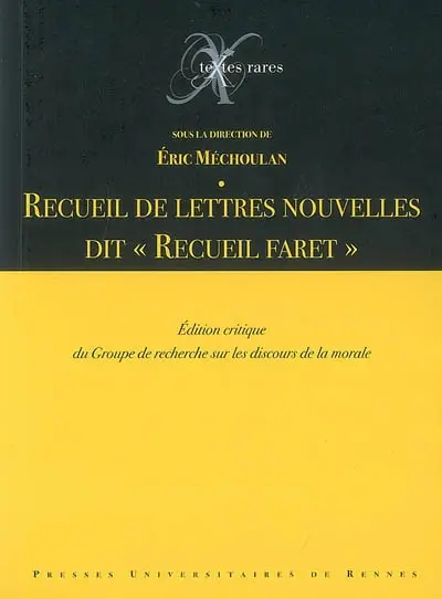 Recueil de lettres nouvelles, dit Recueil Faret