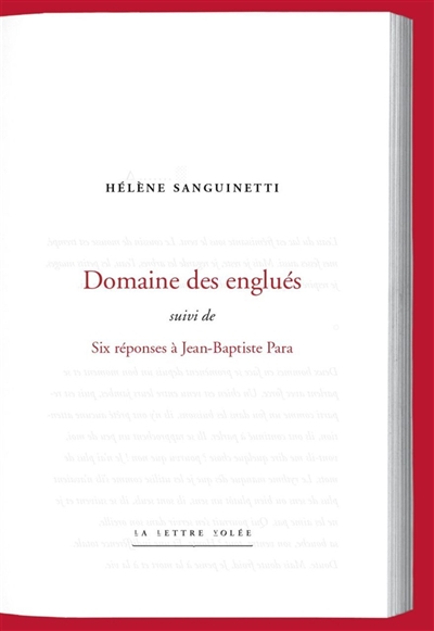 Domaine des englués. Six...
