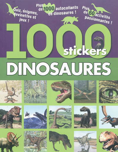 1.000 stickers dinosaures