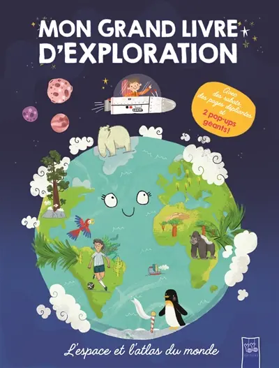 L'espace et l'atlas du monde