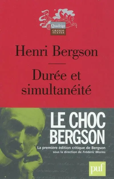 Durée et simultanéité : à propos de la théorie d'Einstein