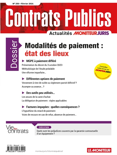 Contrats publics,...