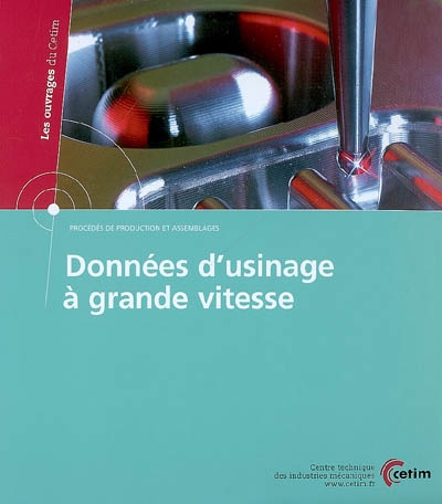 Données d'usinage à grande vitesse