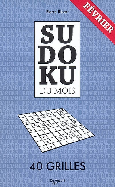 Sudoku du mois : février