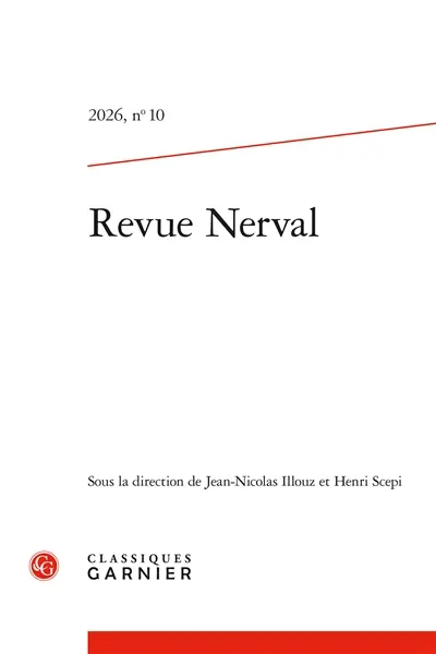 Revue Nerval, n° 10 Revue Nerval, n° 10