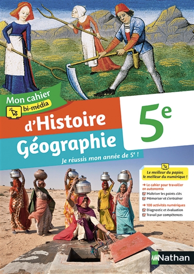 Mon cahier bi-média d'histoire géographie 5e