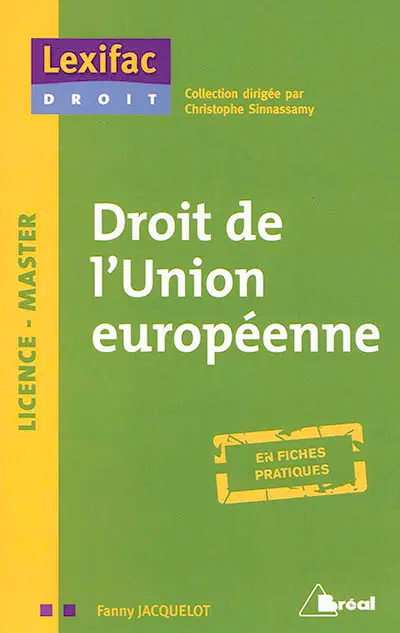 Droit de l'Union européenne : en fiches pratiques