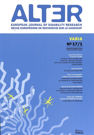 Alter : european journal of...