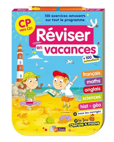 Réviser en vacances : CP vers CE1 : bloc jeux