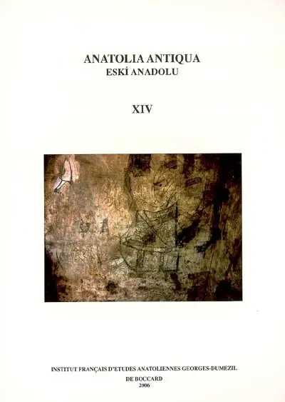Anatolia antiqua = Eski Anadolu, n° 14