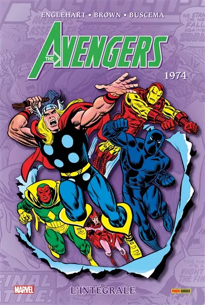 The Avengers : l'intégrale. 1974