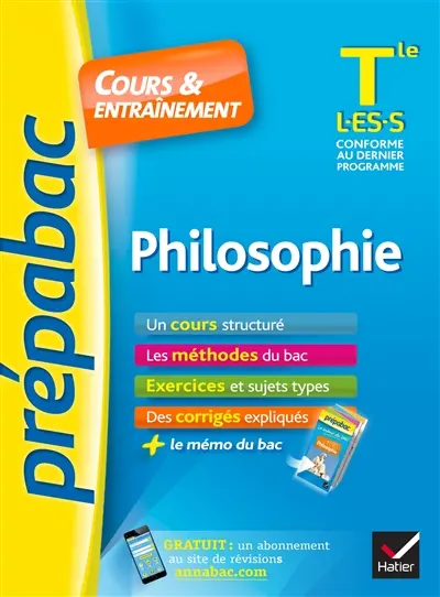Philosophie terminale L, ES, S : cours & entraînement